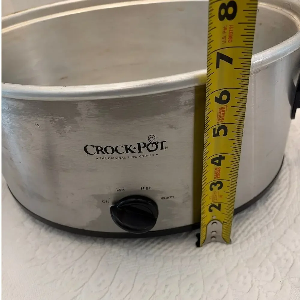 Crock-Pot SCCPVL600-S 6 Qt Slow Cooker Replacement Base Only Tested Works